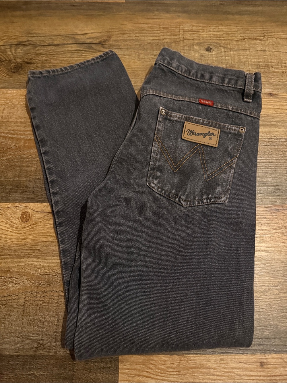 Wrangler Men’s Washed Black Jeans